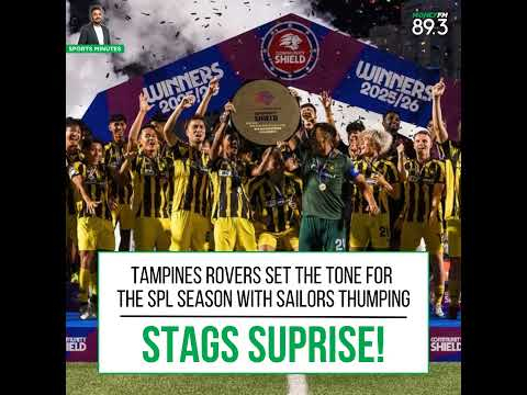 Sports Minutes: BG Tampines Rovers thump Lion City Sailors to set the tone for the upcoming Singa...